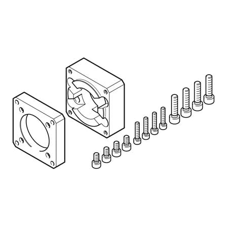 Festo Motor Flange EAMF-A-43D-60G/H EAMF-A-43D-60G/H